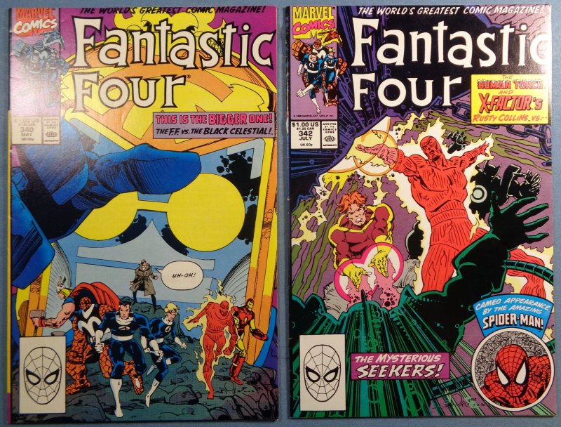 Fantastic Four Lot #325-349 Complete Run VF Spider-Man Hulk Ghost Rider