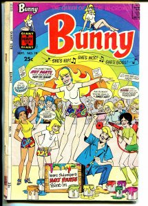 Bunny #19 1970-Harvey-Giant issue-bull fight-fashions-Afro-Americans-G/VG