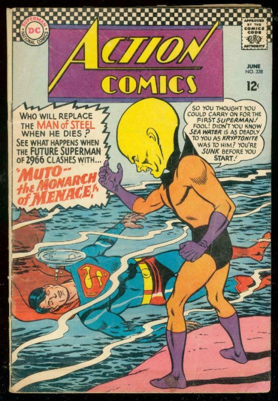 ACTION COMICS #338 1966-SUPERMAN- DC COMICS VG