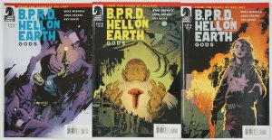 BPRD: Hell On Earth - Gods #1-3 VF/NM complete series - mike mignola dark horse 