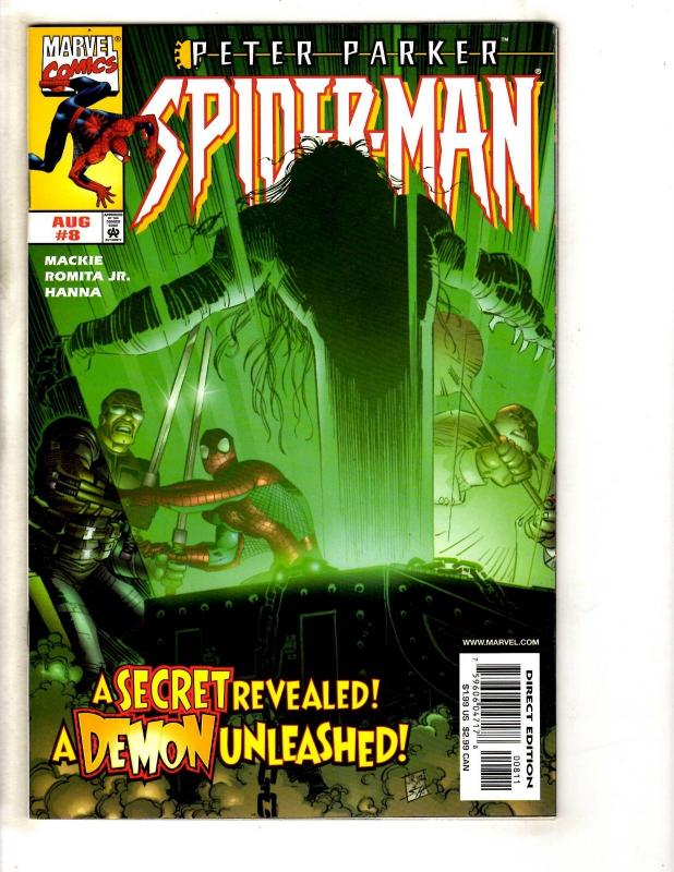 10 Peter Parker Spider-Man Marvel Comics # 1 2 3 4 5 6 7 8 9 10 Venom CR52