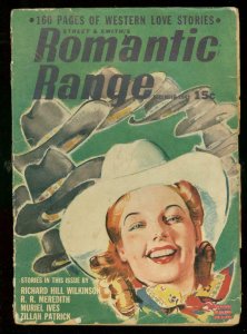 ROMANTIC RANGE DEC 1942-MODEST STEIN COVER-WESTERN VG