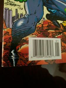 Savage Dragon vs Megaton Man #1 (1993) UPC Newsstand Edition HTF