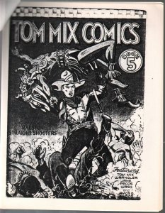 Tom Mix Fan Club Nostalgia Special #9 1989-rerints Tom Mix #5 comic book-FN