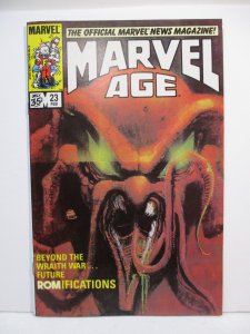 Marvel Age #23 (1985) Rom