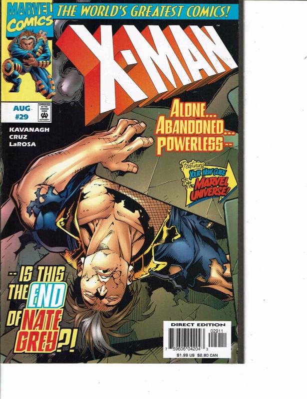 Lot Of 2 Comic Books Marvel X-Man #29 and #28 Thor Avenger  ON8