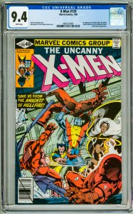 X-Men #129 CGC 9.4! White Pages! 1st Appearance of Kitty Pryde & White Queen!