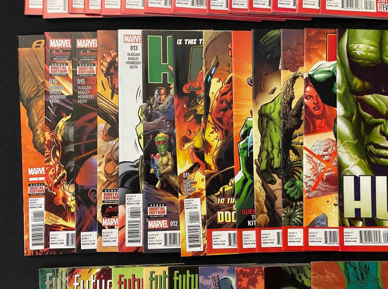 Indestructible Hulk, Marvel Knights: Hulk, Future Imperfect - 36 book lot