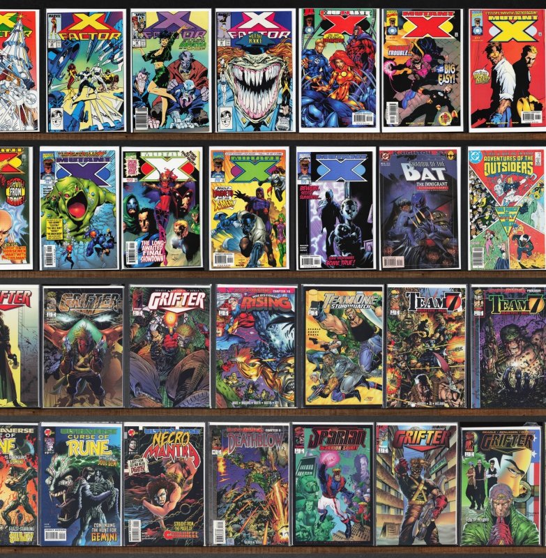 Huge Lot 140+ Comics with Mutant X, The Avengers, Conan The King & More!