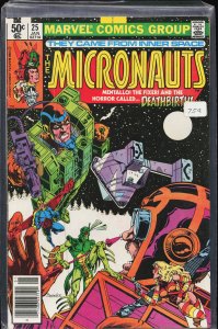 Micronauts #25 Newsstand Edition (1980) Micronauts