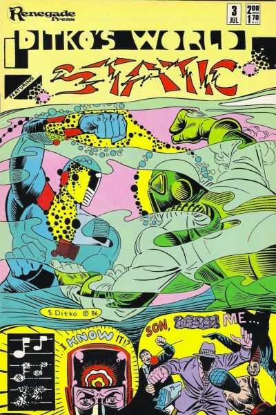 Ditko's World Featuring Static #3, NM- (Stock photo)