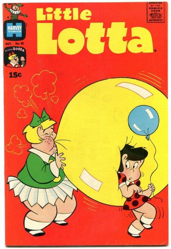 LITTLE LOTTA #92 1970-HARVEY COMICS LITTLKE DOT RICHIE FN