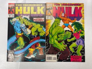 3 Incredible Hulk MARVEL comic books #407 412 416 58 KM19