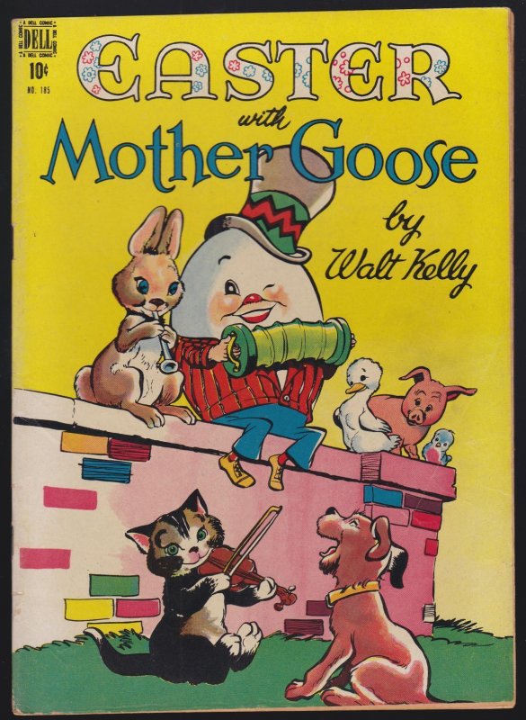 Four Color #185 Easter with Mother Goose VG+ 4.5 Dell Comic 1948