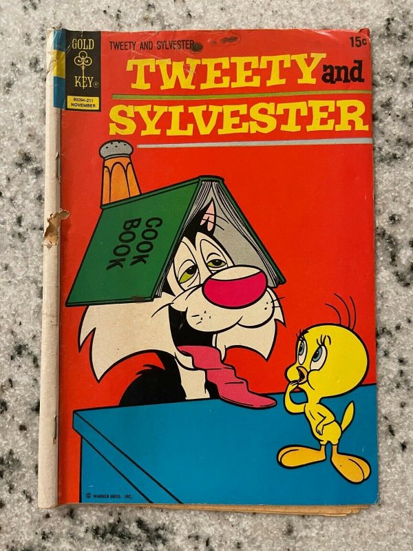 Tweety & Sylvester # 27 VG 1972 Gold Key Comic Book Bird Cat Cartoon  J596