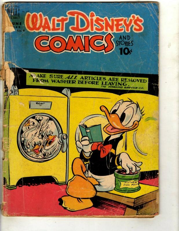 8 Walt Disney's Comics & Stories # 2 4 5 11 10 4 8 9 JL37