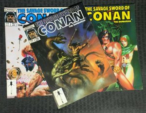 1988 CONAN THE BARBARIAN Magazine #147 150 & 152 FN/FVF LOT of 3 Joe Jusko