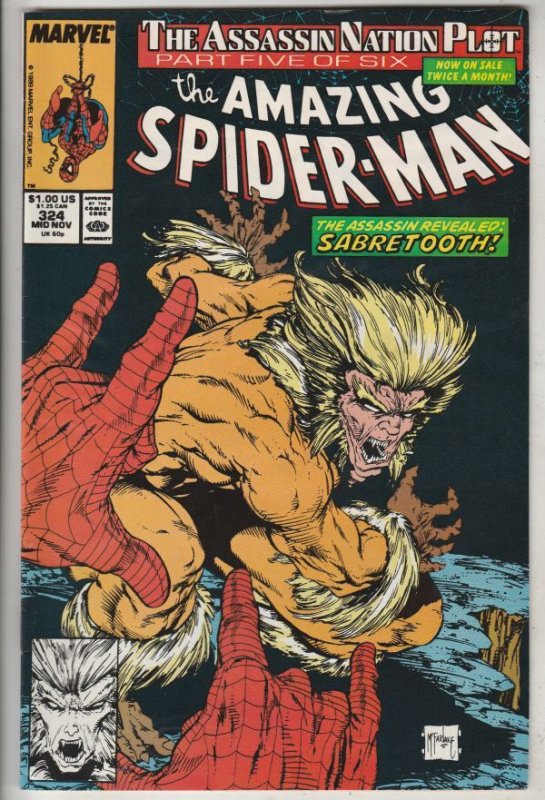 Amazing Spider-Man #324 (Nov-89) NM- High-Grade Spider-Man