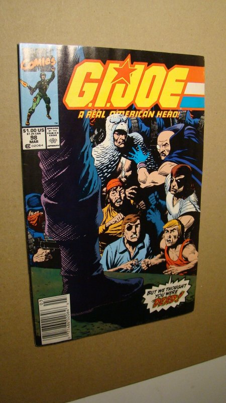 G.I. JOE 98 *LOW GRADE READER* MARVEL SNAKE EYES