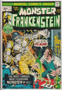 Frankenstein, the Monster of #1 (Jan-73) VF/NM High-Grade Frankenstein