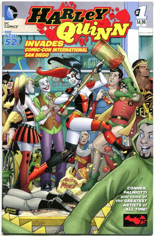 HARLEY QUINN Invades Comic-Con #1, NM, Conner, Palmiotti, 2014, more HQ in store