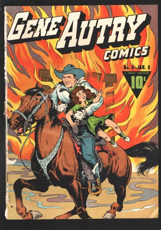 Gene Autry #17 1953-B-western movie photo cover-2 complete serials-FN/VF