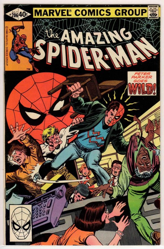 The Amazing Spider-Man #206 Direct Edition (1980) 8.5 VF+