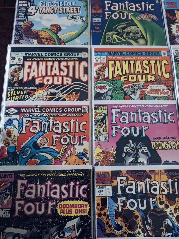 15 Book Fantastic Four Lot. High Grade! Keys and Doom!