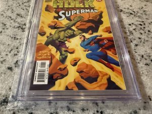 The Incredible Hulk Vs. Superman # 1 CGC Graded 9.4 Marvel DC Comic Book JH29