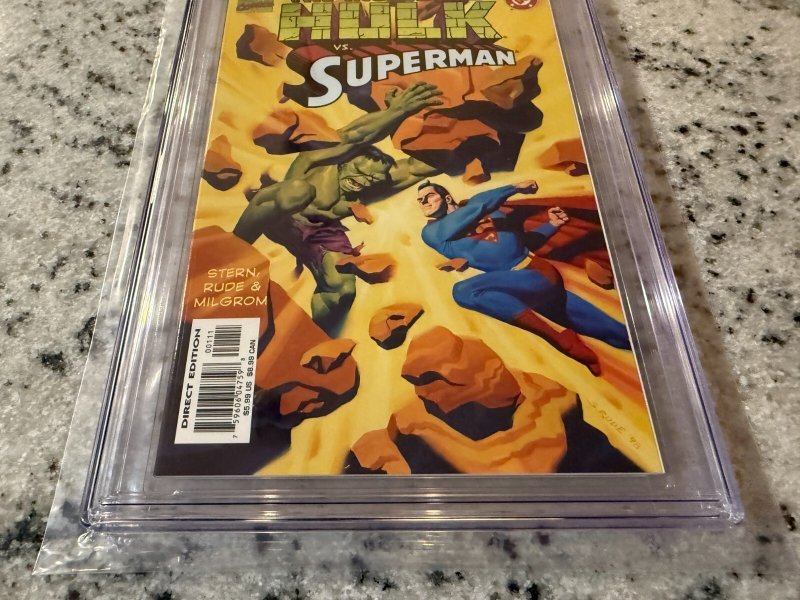 The Incredible Hulk Vs. Superman # 1 CGC Graded 9.4 Marvel DC Comic Book JH29