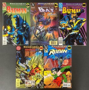 Batman Near Complete 'KnightsEnd' Story Arc #1-10 + Aftermath VF+ Lot of 11