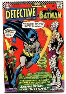 DETECTIVE  #356 comic book 1966-DC-OUTSIDER-BATMAN