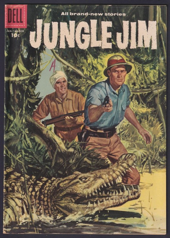 Jungle Jim #11 1957 Dell 5.5 Fine- comic