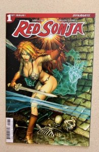 Red Sonja #1 (2017) Amy Chu Story Brandon Peterson Variant Cover