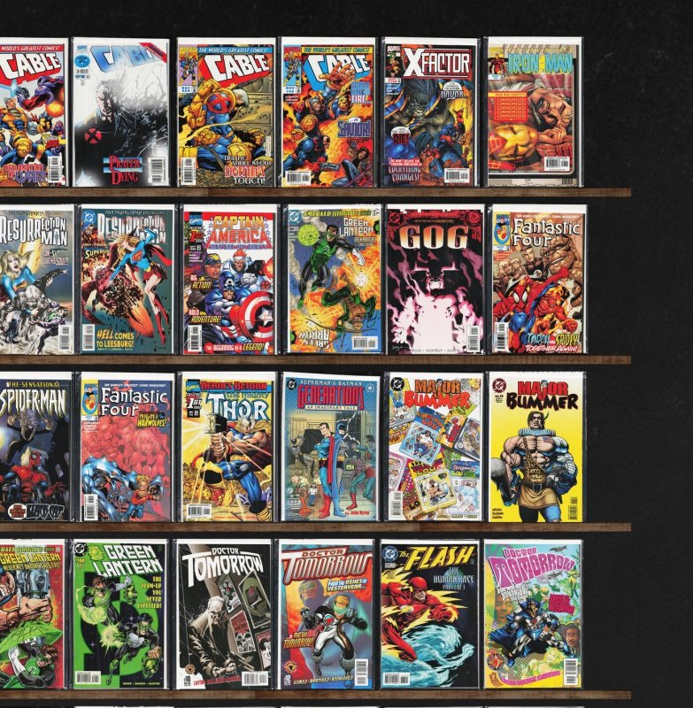 Huge Lot 140+ Comics with Fantastic Four, Cable, The Mighty Thor & More!