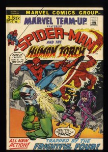 Marvel Team-up (1972) #2 VF 8.0 Spider-Man Human Torch!