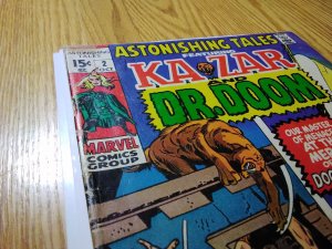 Astonishing Tales #2 (1970) Kazar Doctor Doom