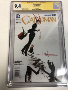Catwoman (2015) #39 (CGC 9.4 WP SS) Signed By Jae Lee | Newsstand Rare