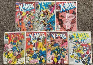 X-Men #1 Colossus and Gambit Cover, 3, 7, 8, 12, 14, 18 (1991) Lot of 7