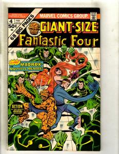 Giant-Size Fantastic Four # 4 FN Marvel Comic Book 1st Madrox Multiple Man RS1