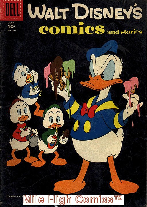 WALT DISNEY'S COMICS AND STORIES (1940 Series)  (DELL) #214 Good Comics