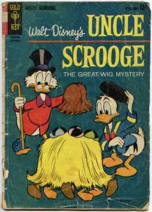 Uncle Scrooge 31, 52, 57, 68 and 75 Silver-Age Dell / Gold Key Low-grade Readers