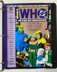 Who's Who in the DC Universe lot 7 pieces 6.0 FN (1990) Binder +  