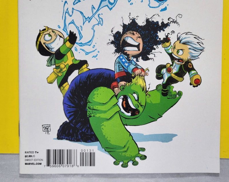 Young Avengers #1 Young Variant America Chavez and Kid Loki Join Team 2013