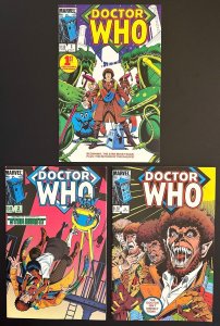 Doctor Who #1-3 (1984) - [KEY] First Solo Series - VF+/NM