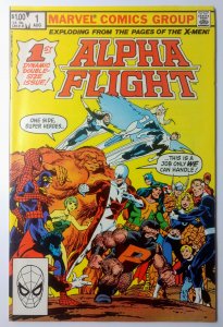 Alpha Flight #1 (8.5, 1983) 1st app of Puck, Marrina, Tundra, Wild Child & Ma...
