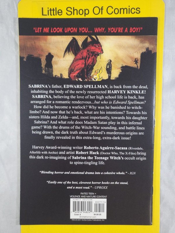 Chilling Adventures of Sabrina #7 and #8 2017 Archie Comics Robert Hack