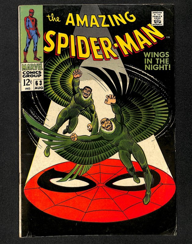Amazing Spider-Man #63 VG/FN 5.0 Vulture!