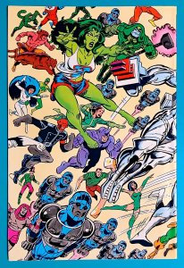 Handbook Marvel Universe #9 (1983) Newsstand Variant MCU Scarlet Witch She-Hulk