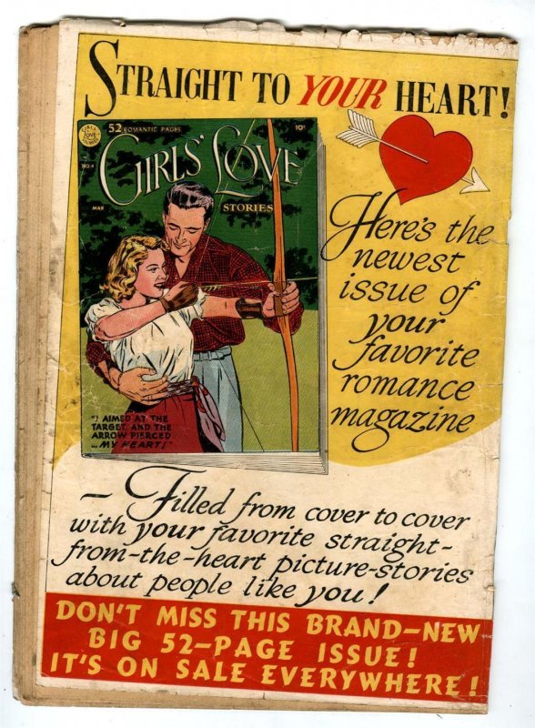 SECRET HEARTS #4  DC Romance  April 1950   Color Photo Cover  Gerber scarcity 5